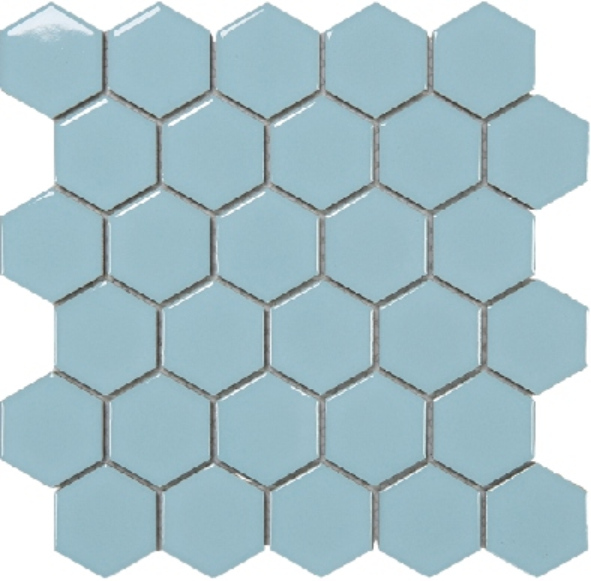 270x285 51x59mm Hexagonal Ceramic mosaic tiles - minimalist Colorful style TQ24-515901-515919