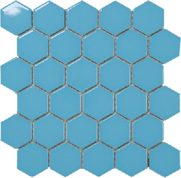 270x285 51x59mm Hexagonal Ceramic mosaic tiles - minimalist Colorful style TQ24-515901-515919
