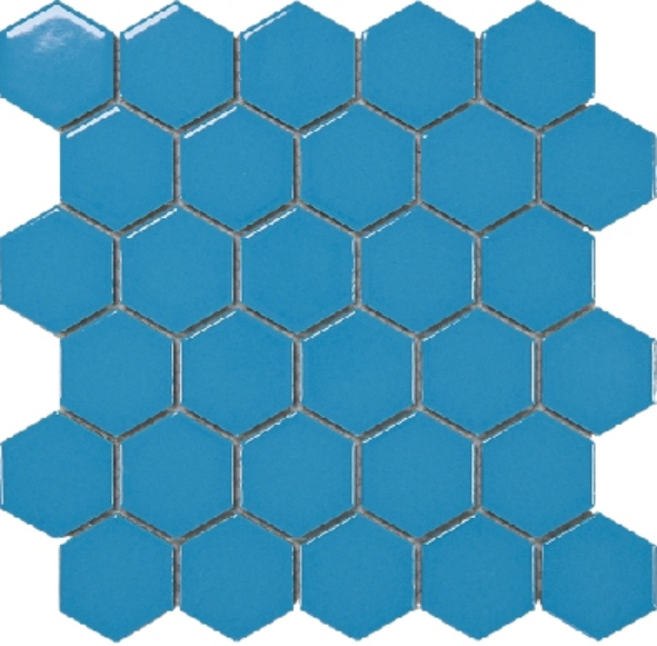 270x285 51x59mm Hexagonal Ceramic mosaic tiles - minimalist Colorful style TQ24-515901-515919