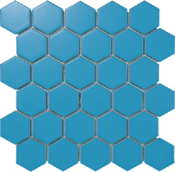 270x285 51x59mm Hexagonal Ceramic mosaic tiles - minimalist Colorful style TQ24-515901-515919