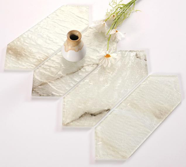 100x300mm Inkjet Glass Mosaic Tiles - Gradient Wave Pattern( RTPM451 RTPM452 RTPM453 RTPM454 RTPM455 RTPM456 RTPM457 RTPM458 RTPM459 RTPM461)