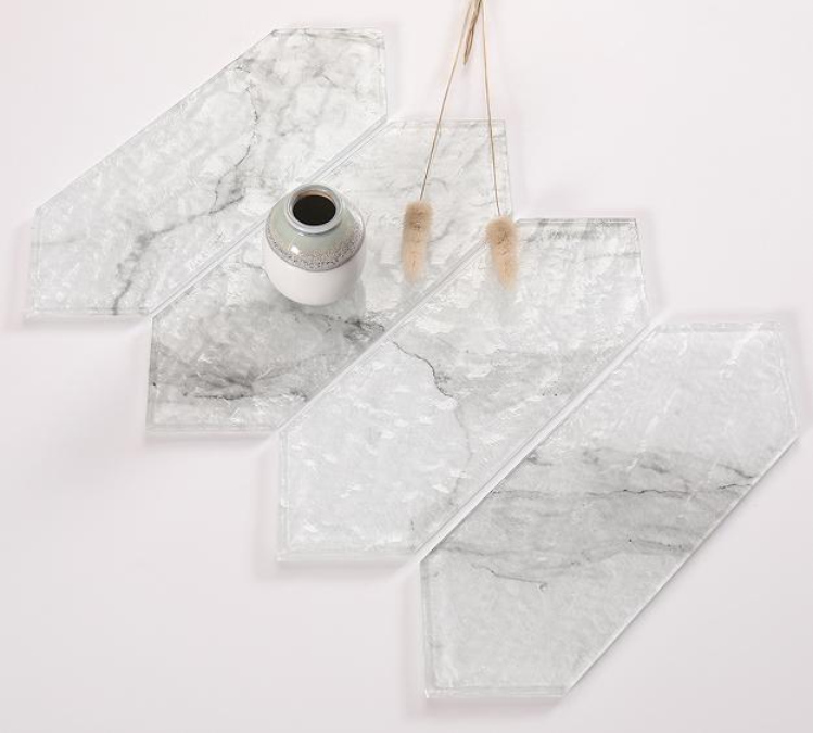 100x300mm Inkjet Glass Mosaic Tiles - Gradient Wave Pattern( RTPM451 RTPM452 RTPM453 RTPM454 RTPM455 RTPM456 RTPM457 RTPM458 RTPM459 RTPM461)