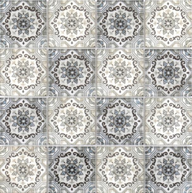 73x73 & 300x300mm Geometric - Patterned High - Temp Inkjet Glass Mosaic Tiles（RTPM183 RTPM184 RTPM185 RTPM186 RTPM187）