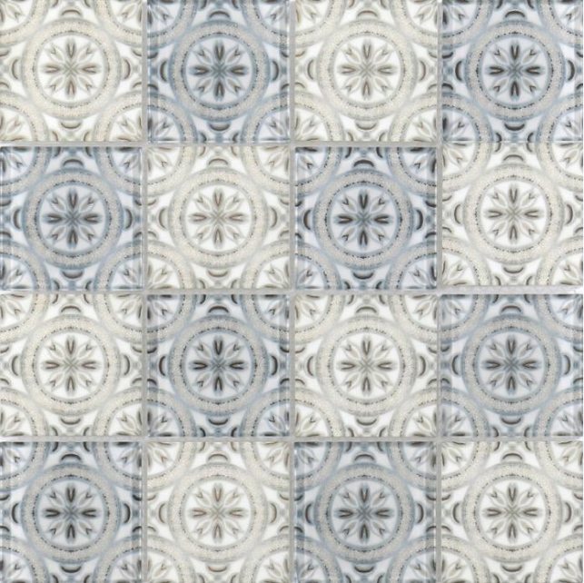 73x73 & 300x300mm Geometric - Patterned High - Temp Inkjet Glass Mosaic Tiles（RTPM183 RTPM184 RTPM185 RTPM186 RTPM187）