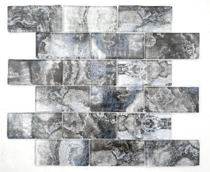 48x98 & 300x300mm Marbled - Effect High - Temp Inkjet Glass Mosaic Tiles(RTPM034 RTPMO37 RTPM036 RTPMO89 RTPMO82 RTPMO91 RTPMO90 RTPMO83 RTPMO86 RTPMO84 RTPMO87 RTPMO85 RTPMO88)