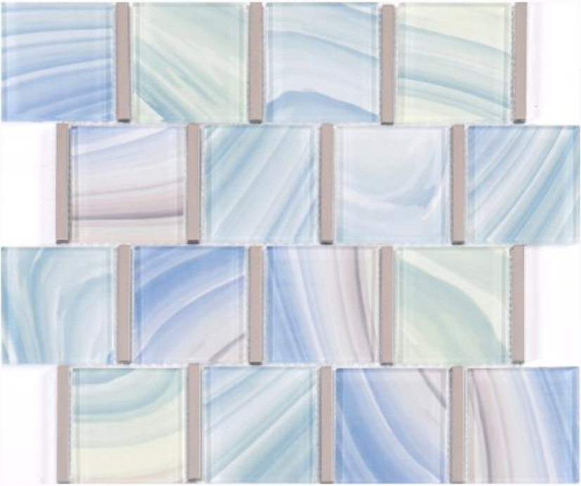72x72 & 335x295mm Artistic Pattern High - Temp Inkjet Glass Mosaic Tiles(RTPMO11 RTPMO09 RTPMO12 RTPM010)