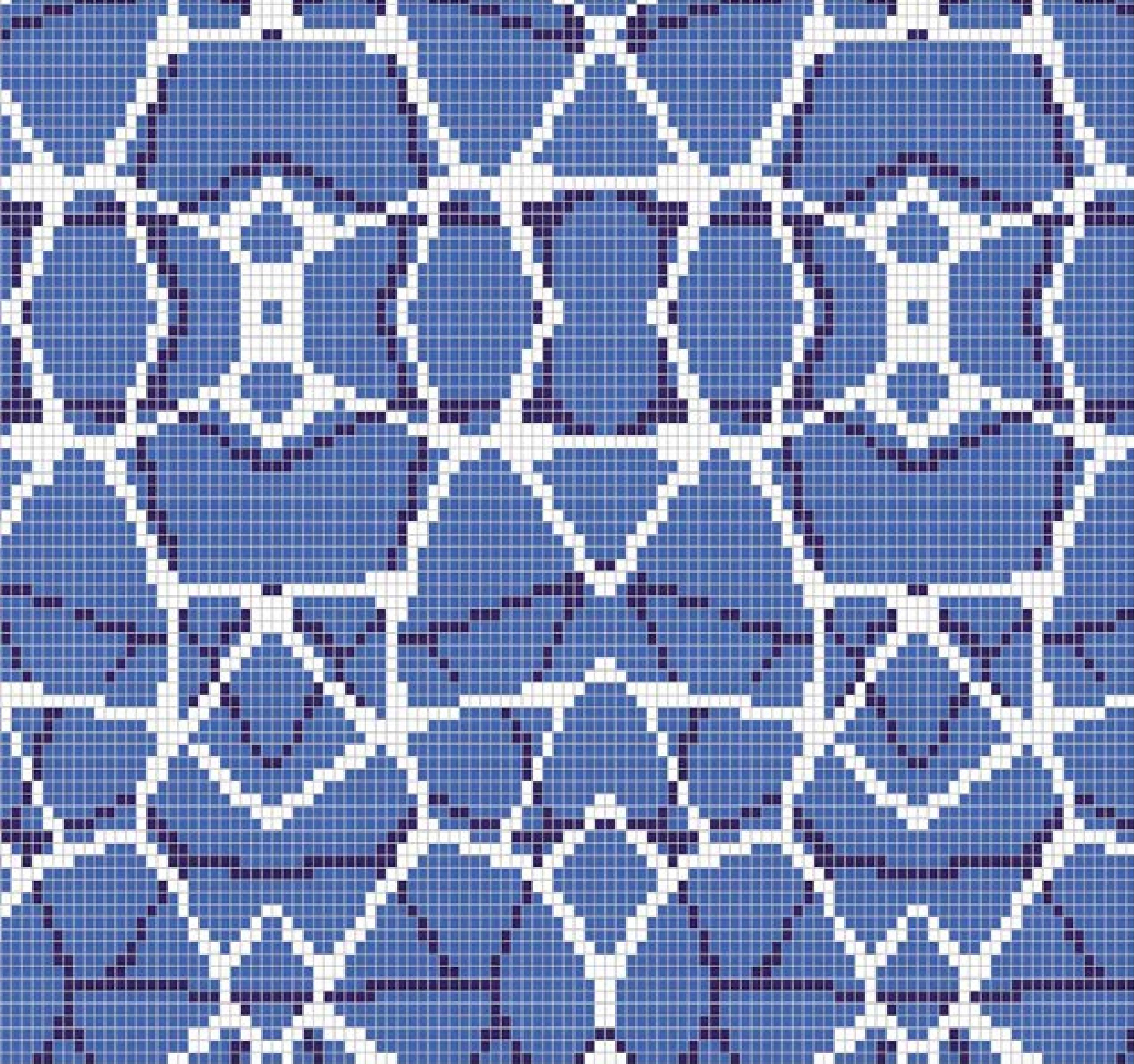 23x23mm Geometric - Patterned Puzzled Mosaic Tiles (JJWN80048)