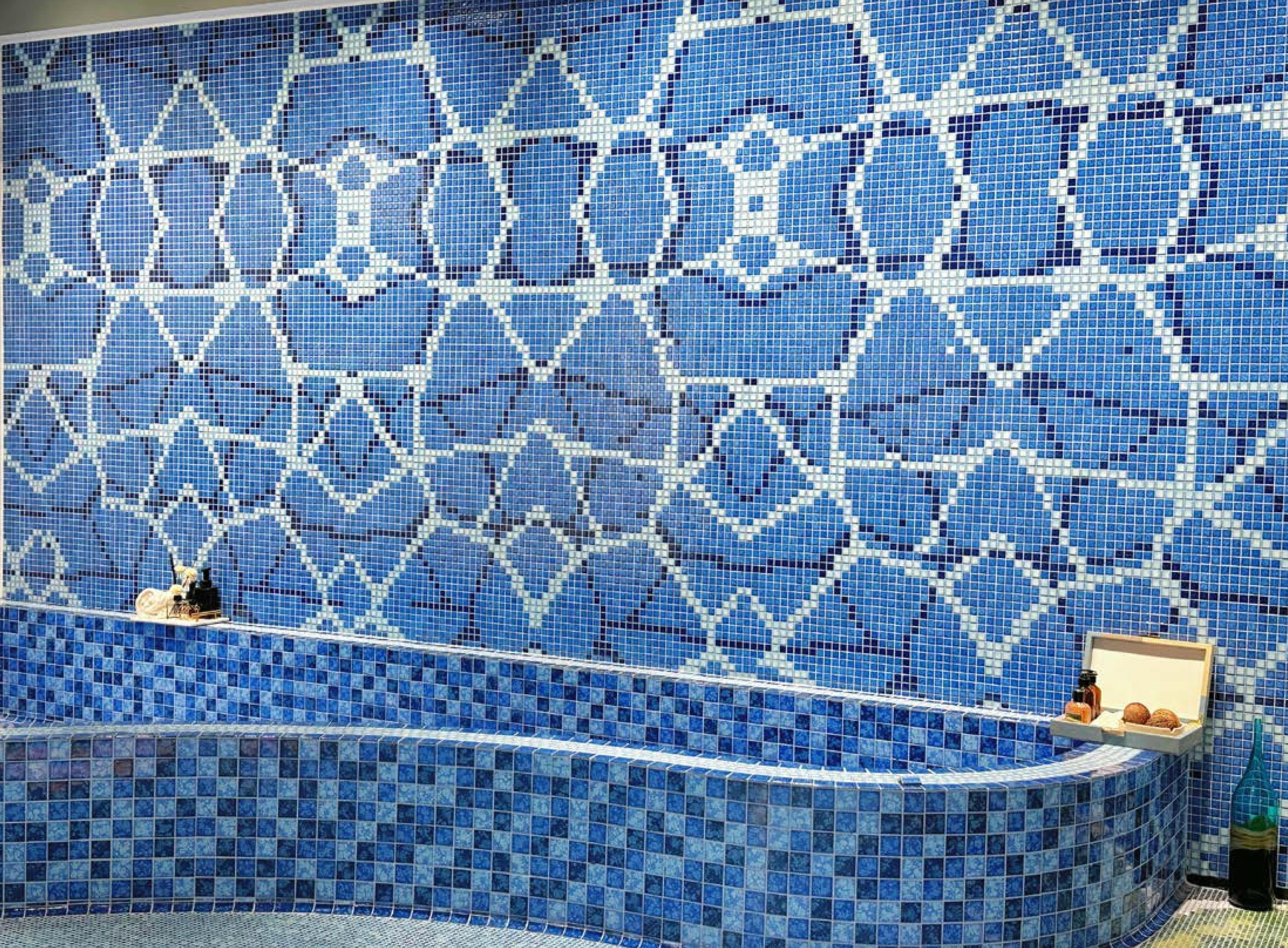 23x23mm Geometric - Patterned Puzzled Mosaic Tiles (JJWN80048)