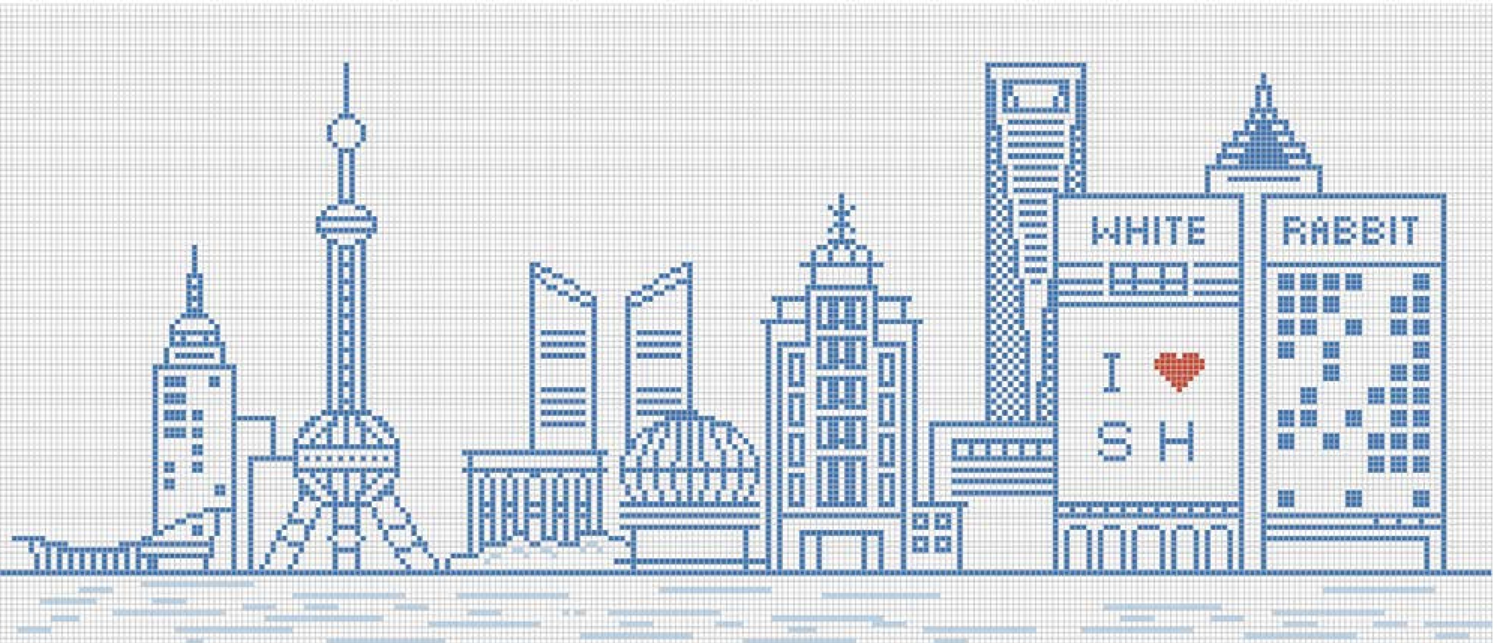23x23 mm Cityscape - Patterned Puzzled Mosaic Tiles (HRJWNCM88875 )