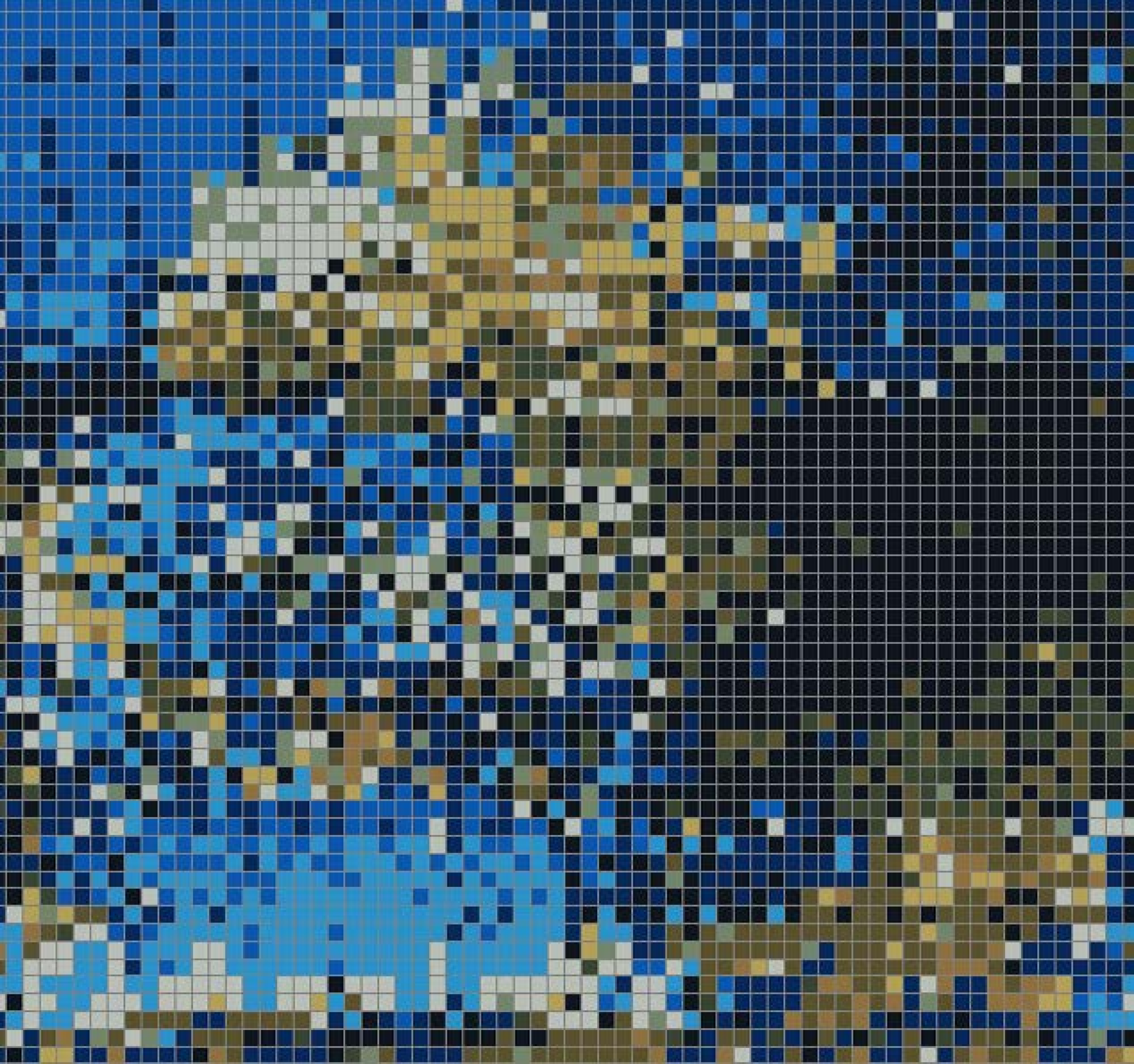 48x48mm Colorful Landscape - Patterned Puzzled Mosaic Tiles (JSWBCQ88785)