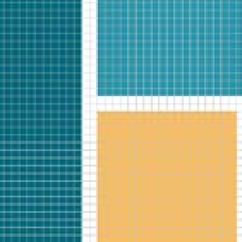 9.5x9.5mm Color - Blocked Puzzled Mosaic Tiles ( VF81774T)