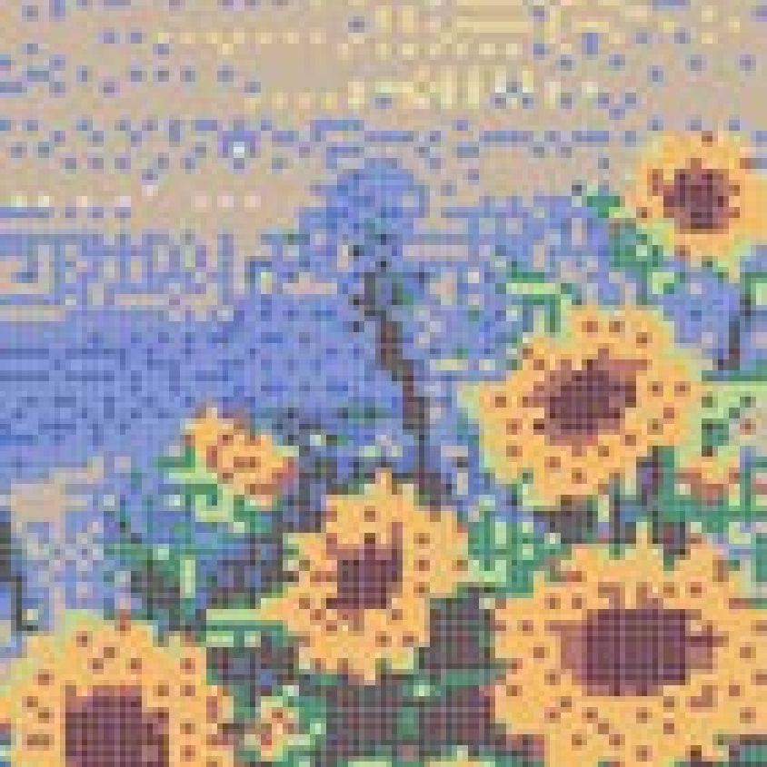 9.5x9.5mm Landscape - Themed Puzzled Mosaic Tiles ( VF81776T)