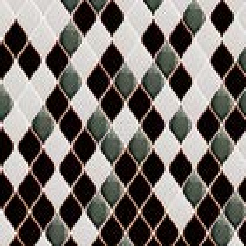 48x86mm Geometric Diamond - Patterned Puzzled Mosaic Tiles (JJDF88276)