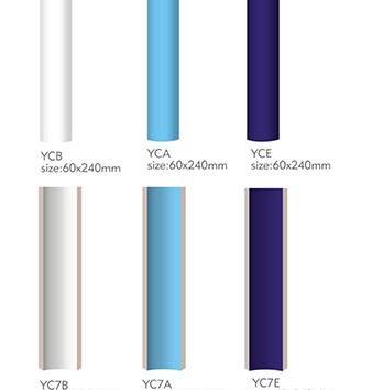 Versatile 60x240mm Colored Pool Tiles for Customizable Pool Designs (Models: YCB, YCA, YCE, YC7B, YC7A, YC7E)