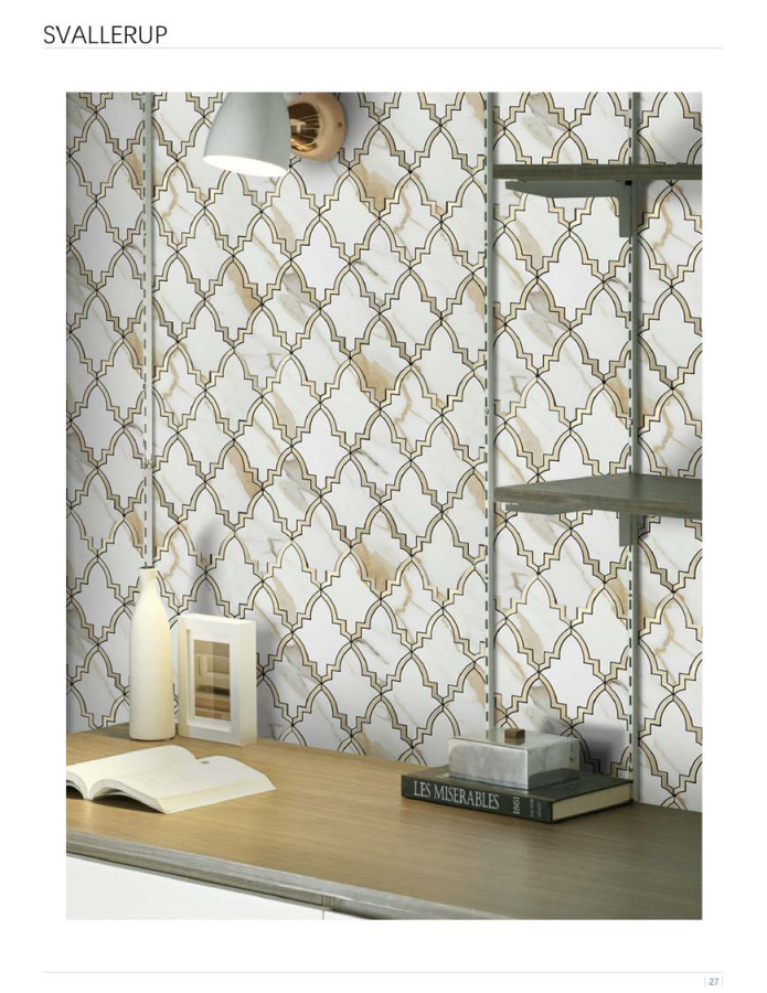 282x240mm Quatrefoil - Pattern Adhesive Mosaic Tiles (KVS - SVA - 01/02/03/04/05/06/07/08/09/10/11/12)