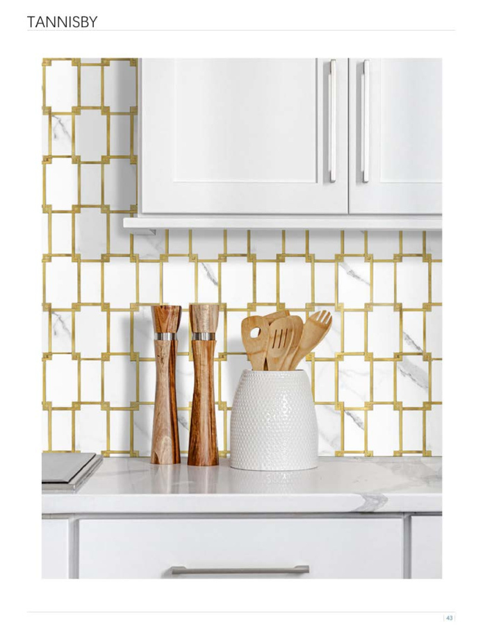 301*340mm Grid Rectangle - Pattern Adhesive Mosaic Tiles (KVS - TAN - 01/02/03/04/05/06/07/08/09/10/11/12)