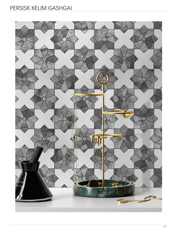 263x263mm Persian - Inspired Star - Lattice Adhesive Mosaic Tiles (KVS - PER - 01/02/03/04/05/06)