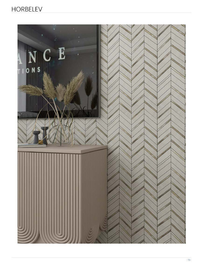 308x247 mm Herringbone - Pattern Adhesive Mosaic Tiles (KVS - KLA - 01/02/03/04/05/06; KVS - HOR - 01/02/03/04/05/06)