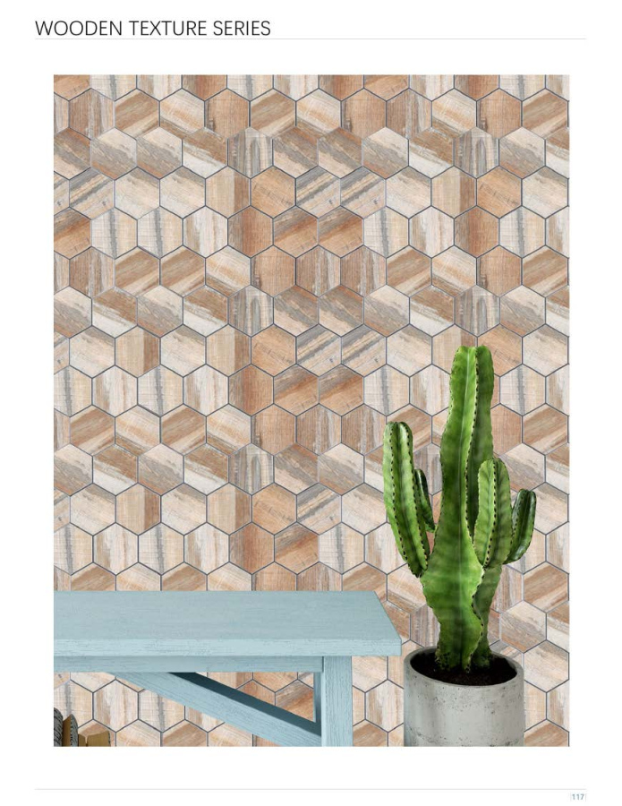 254x292 mm Hexagonal Wood - Texture Adhesive Mosaic Tiles (APC - WD - 7301/7302/7303/7304/7305/7306/7307/7308/7309/7310) Keywords
