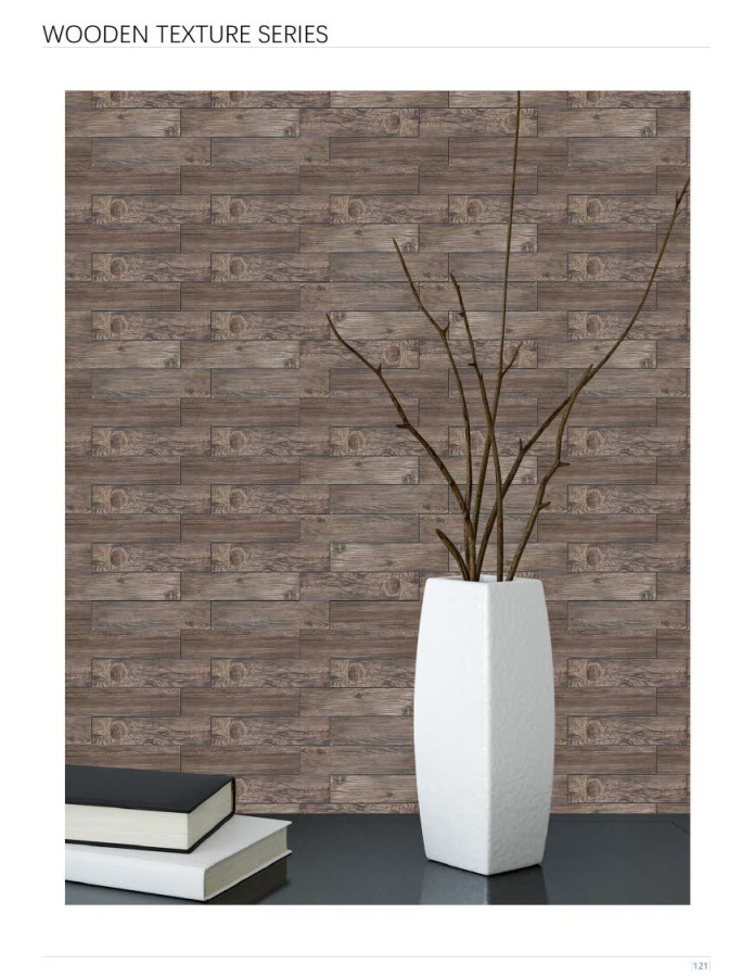300x300 mm Staggered - Plank Wood - Texture Adhesive Mosaic Tiles (APC - WD - 7301/7302/7303/7304/7305/7306/7307/7308/7309/7310)