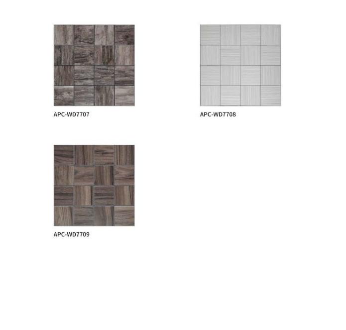 300x300 mm Square - Patchwork Wood - Texture Adhesive Mosaic Tiles (APC - WD7701/7702/7703/7704/7705/7706/7707/7708/7709)