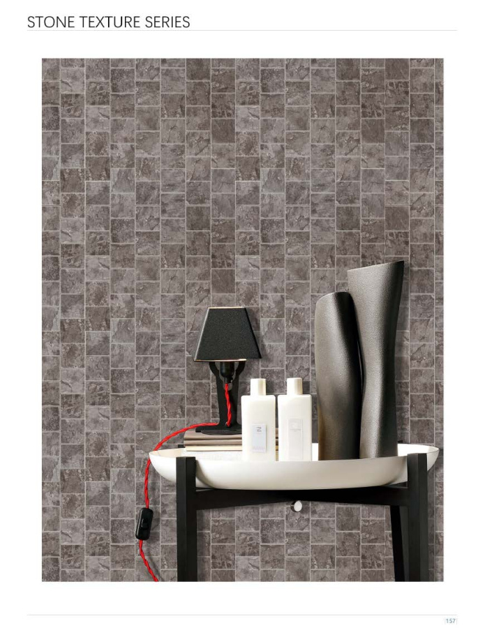305x305 mm Staggered - Brick Stone - Texture Adhesive Mosaic Tiles (SPC - DM - 50501/50502/50503/50504/50505/50506/50507/50508)