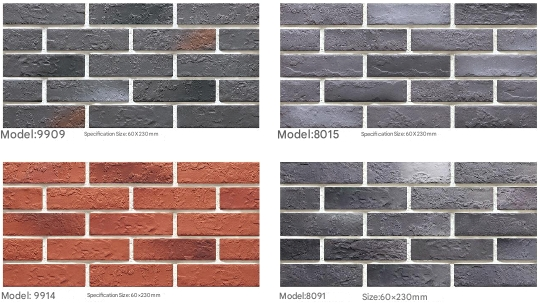 60x230mm Cultural Brick - Look Wall Tiles (P901/P903/P904/P908/P909/R901/R914/E901/B901/B914/E903/8011/8014/8091)