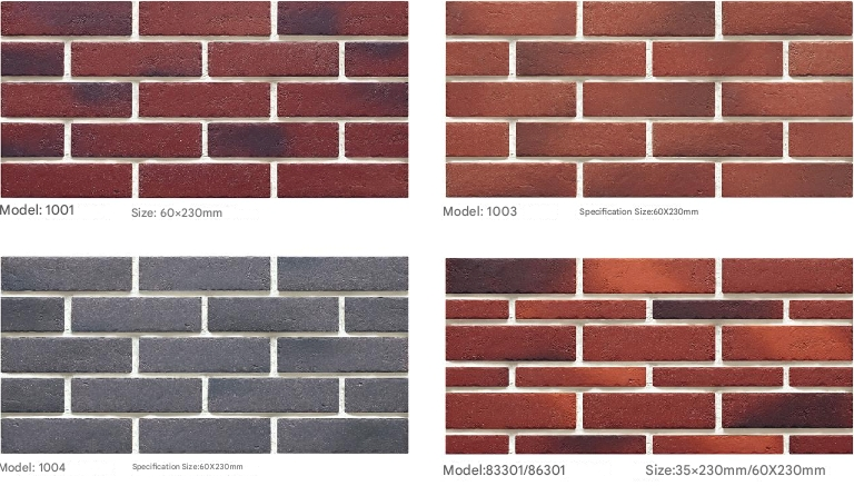 60x230mm & 35x230mm Sandstone - Look Cultural Brick Tiles (1001/1003/1004/83301/83304/83305/3502/3507/3504/3509/83301/83304/83305)