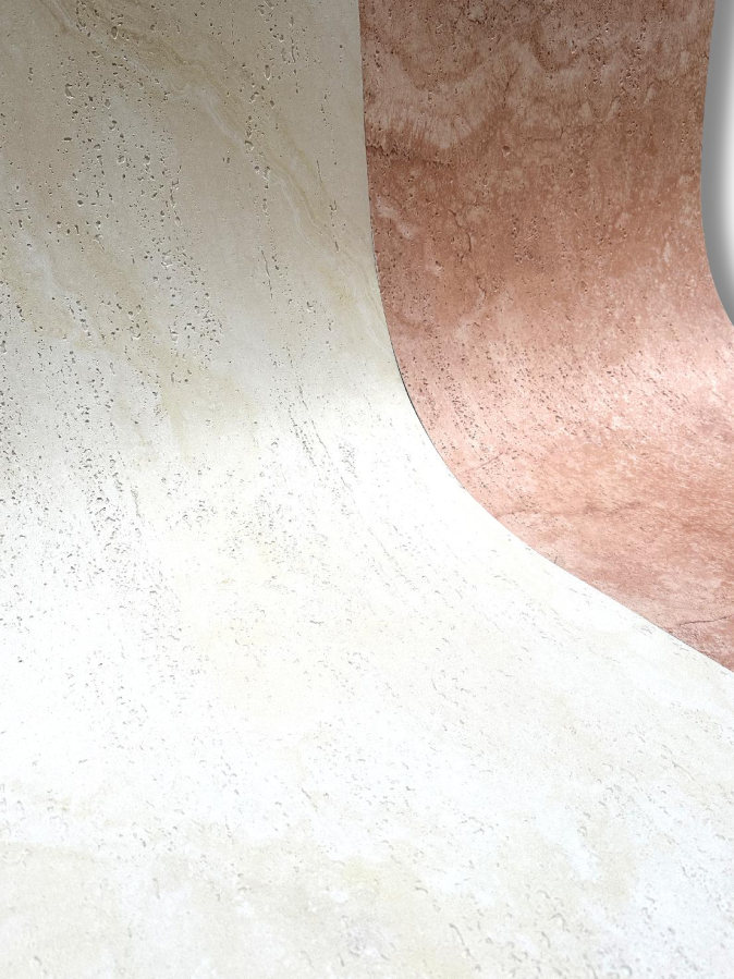 600x1200 mm Flexible Rough - Stone Texture Dark Gray Tile
