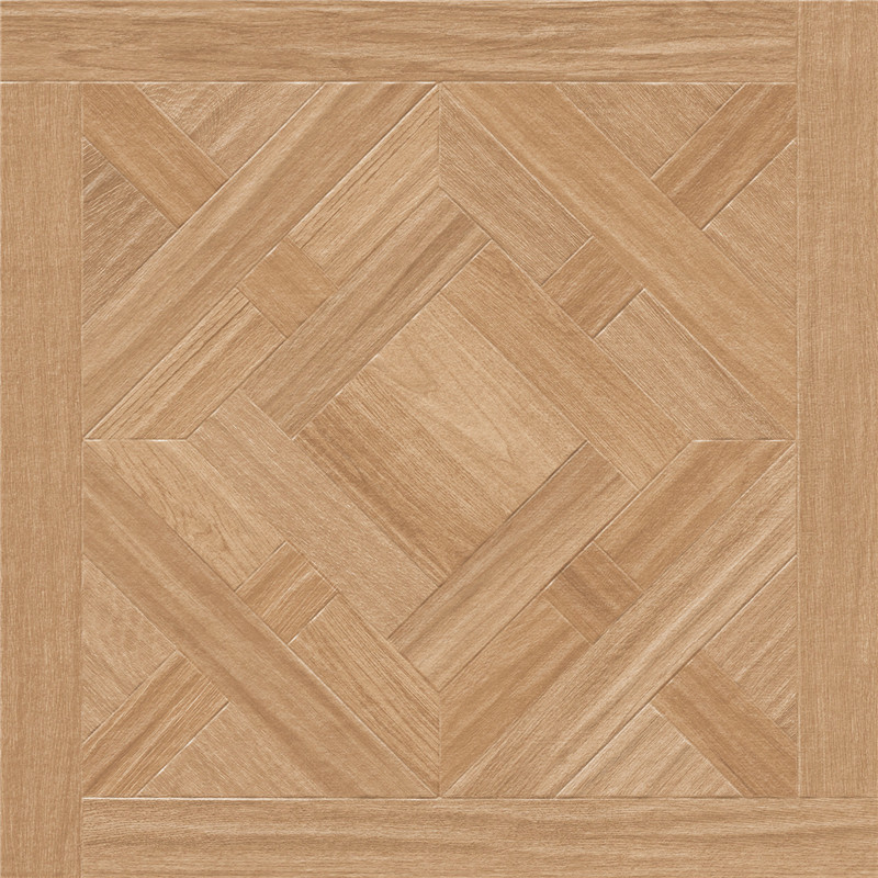 800x800mm & 600x600mm Geometric Wood - Grain Patterned Tiles | Models: 80K51, 60K51