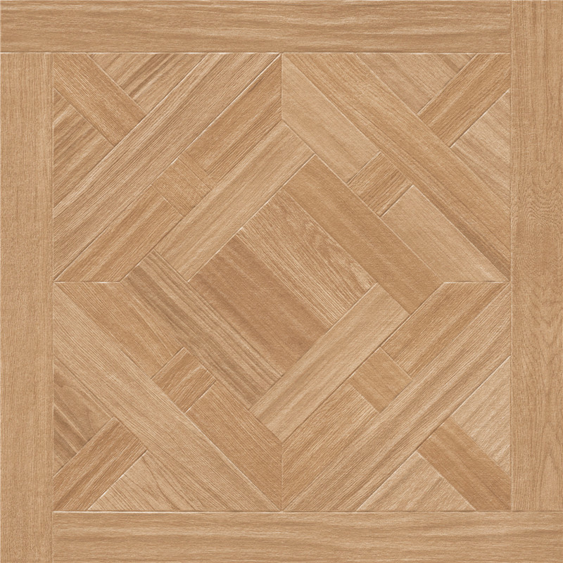 800x800mm & 600x600mm Geometric Wood - Grain Patterned Tiles | Models: 80K51, 60K51