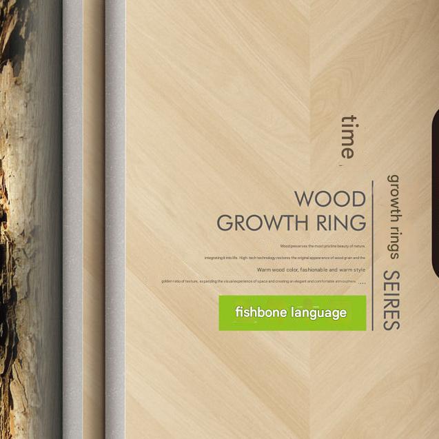 600x1200mm Light - Tone Herringbone Wood - Pattern Tiles | Model: 126123