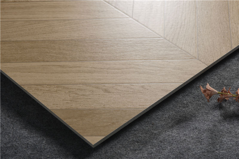 600x1200mm Light Brown Herringbone Wood - Look Tiles | Model: 126135