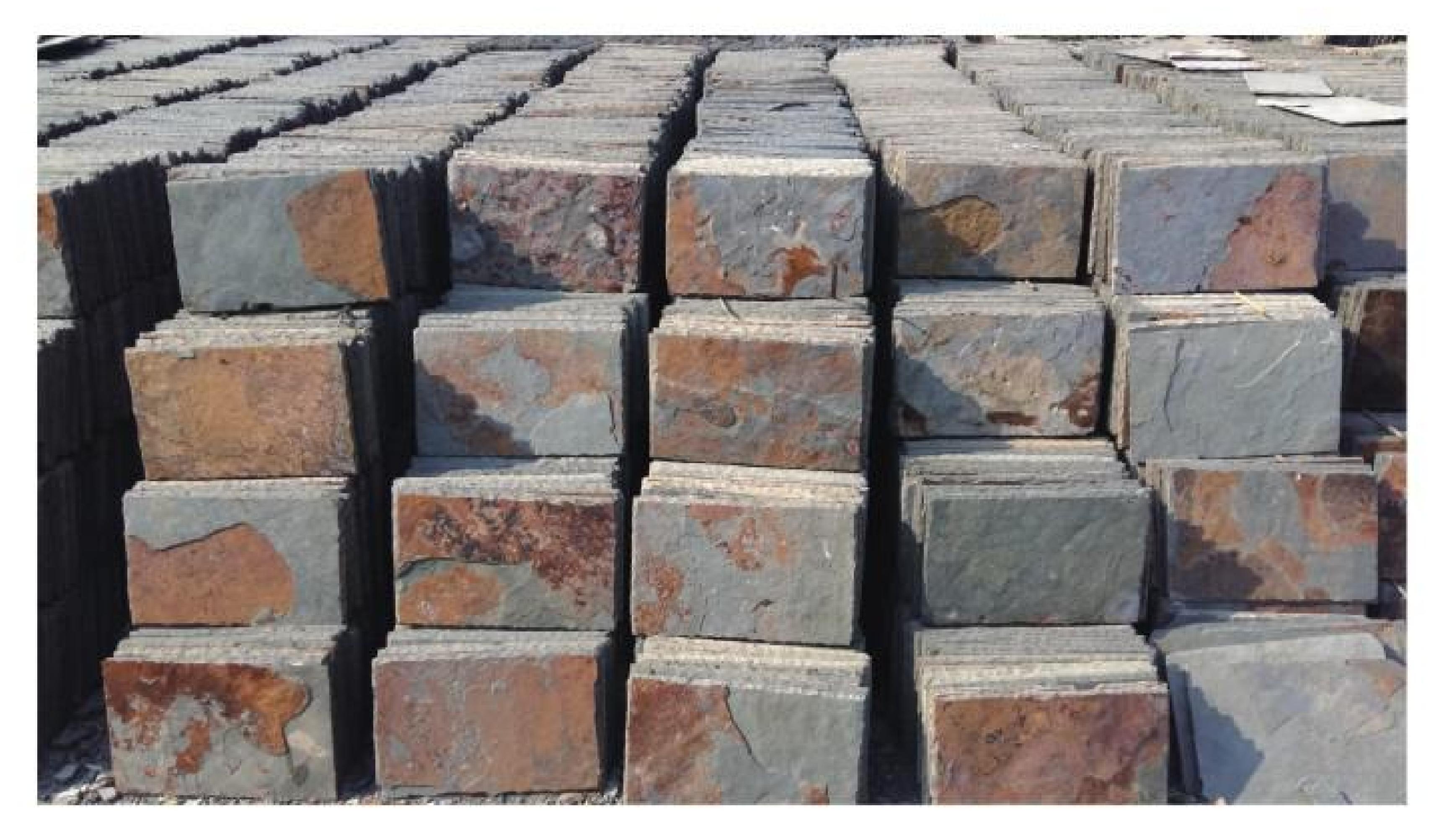 Natural Stone Roofing Slate Assortment, Model NO:TQ18-R - 1807 & R - 1120