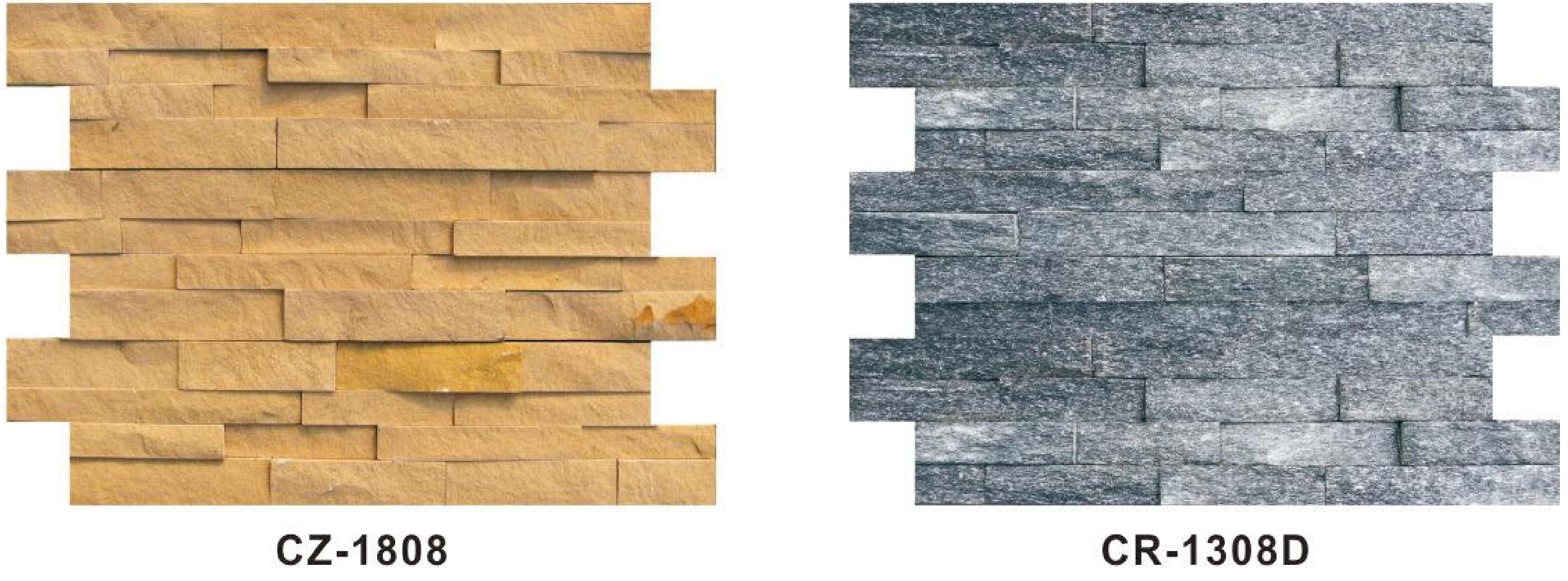 150×550mm & 150×600mm Loose Stone Veneers, Models:TQ18- TQ18-CZ-1807, CZ-1804, CZ-1808, CR-1308D, CR-1308X