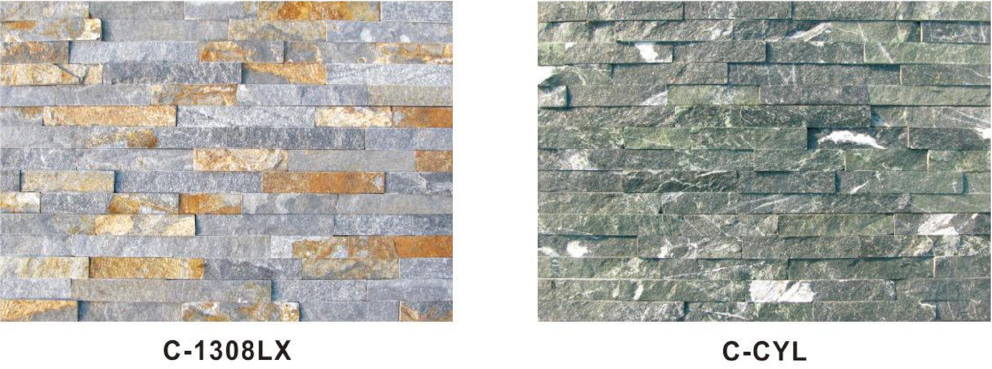 150×600mm Classic Ledgestone, Models: TQ18-C-1308LX, C-CYL, C-1309D2, C-014T, C-1309Y