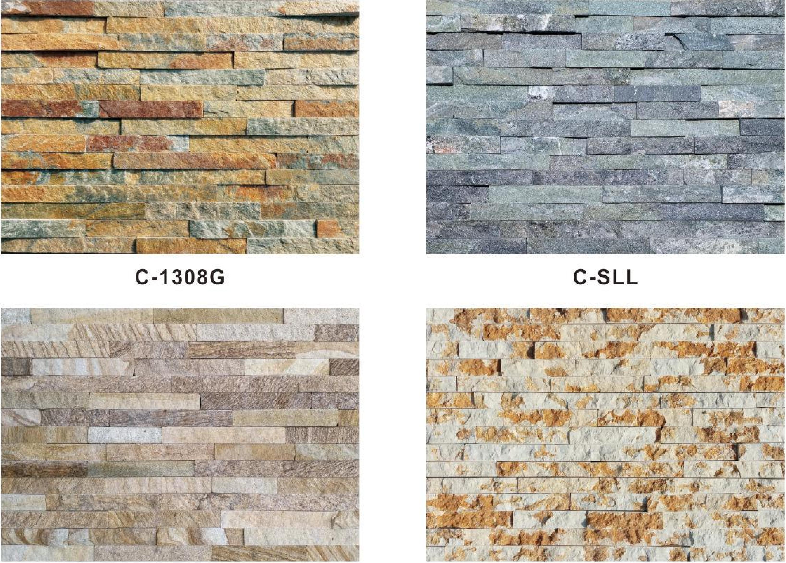 Classic Ledgestone Series, Sizes Vary, Models: TQ18-C - 1308M, C - 1808Z, C - 1308G, C - SLL, C - 1808Y