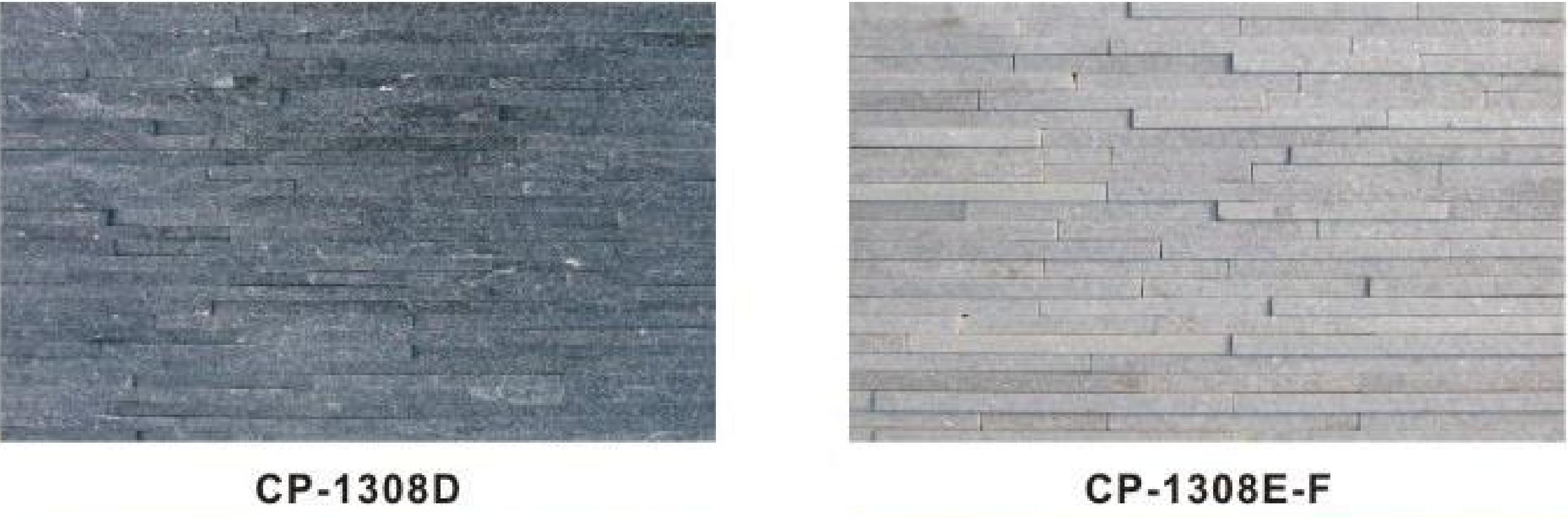 100×400mm & Assorted Waterfall Stone Veneers, Models: TQ18-CM - 1308E, CM - 1308D, CM - 1308C, CM - 013, CM - 014