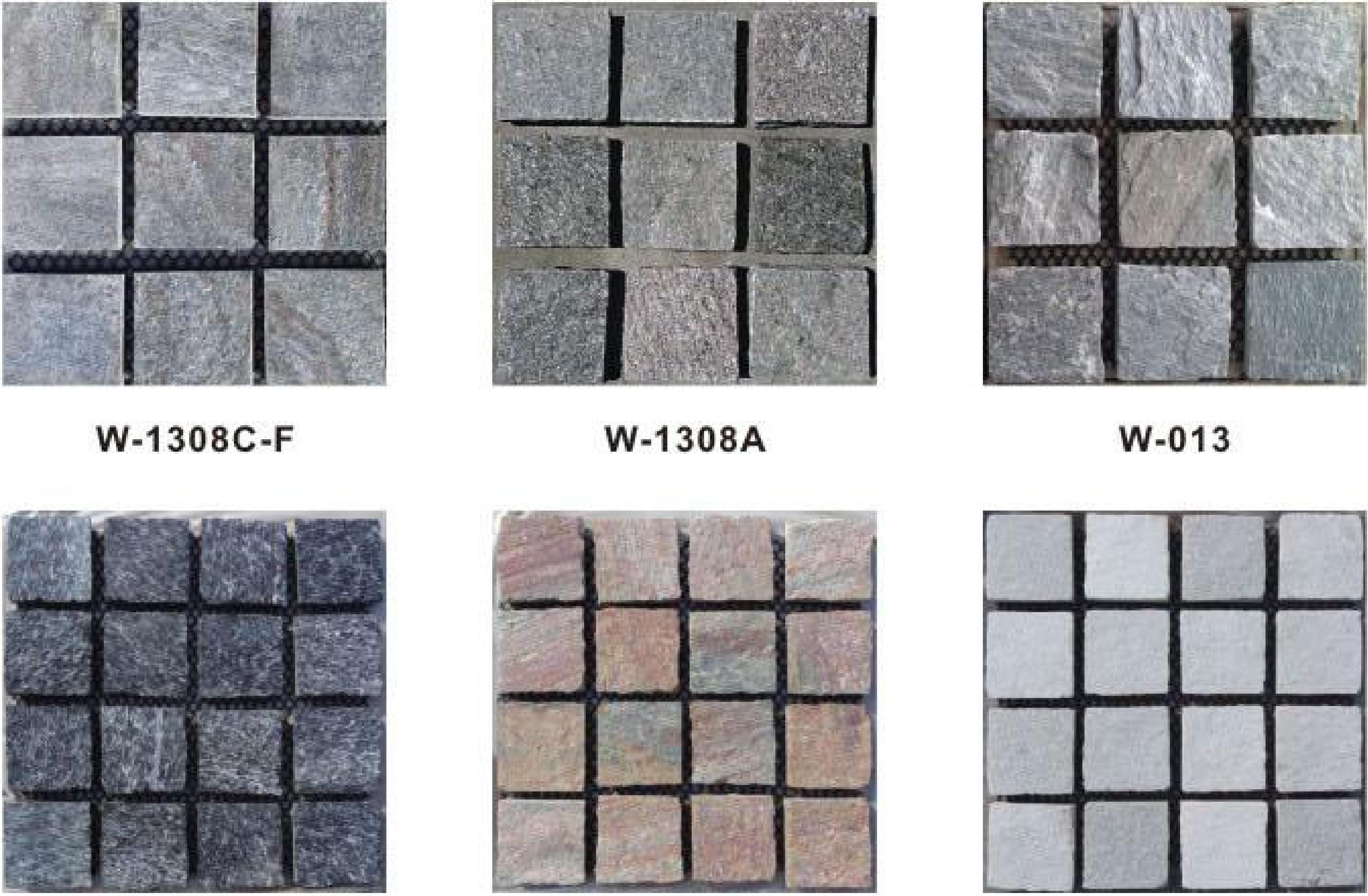 Assorted - Size Flagstone & Tumble Stone, Models:TQ18- WS - 1120, WS - 014, W - 1308Y, W - 1308X - F, W - 1308D - F