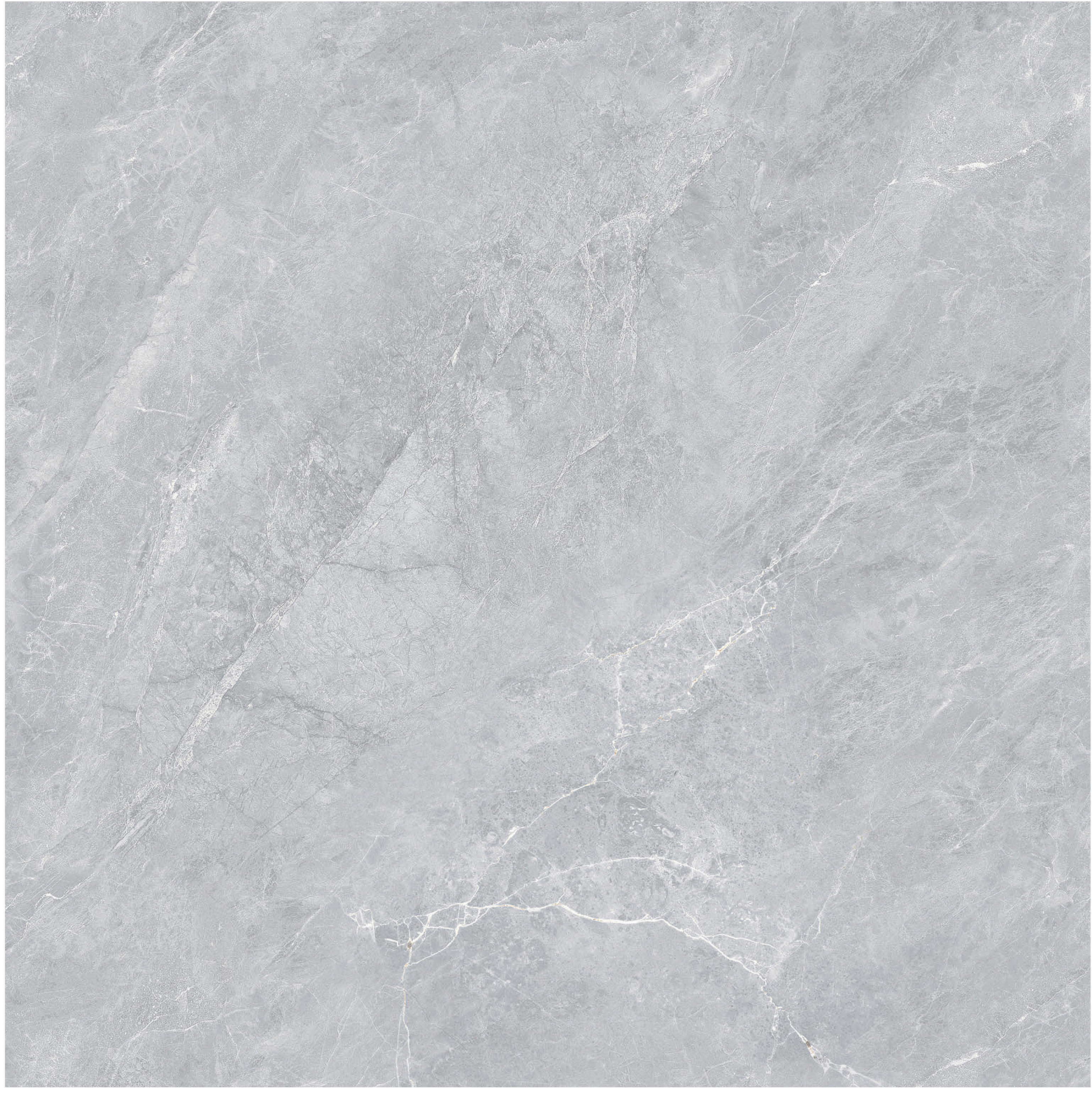 60×60cm Gray Marble - Effect Matt Tile, Model: TQ01 - RS - 66029RM