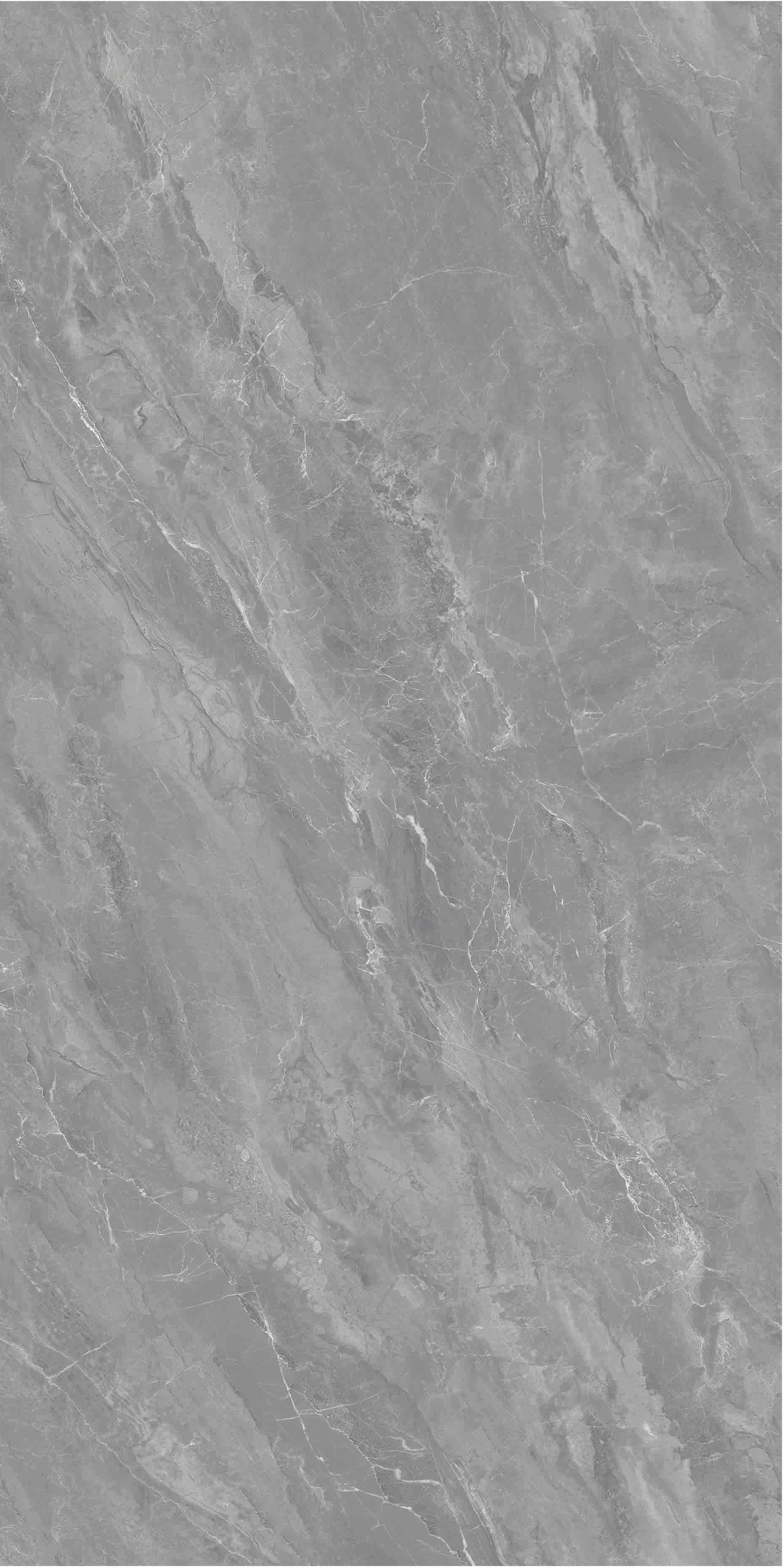 60×120cm Gray Marble - Effect Glossy Tile, Model: TQ01 - RS - 1330P