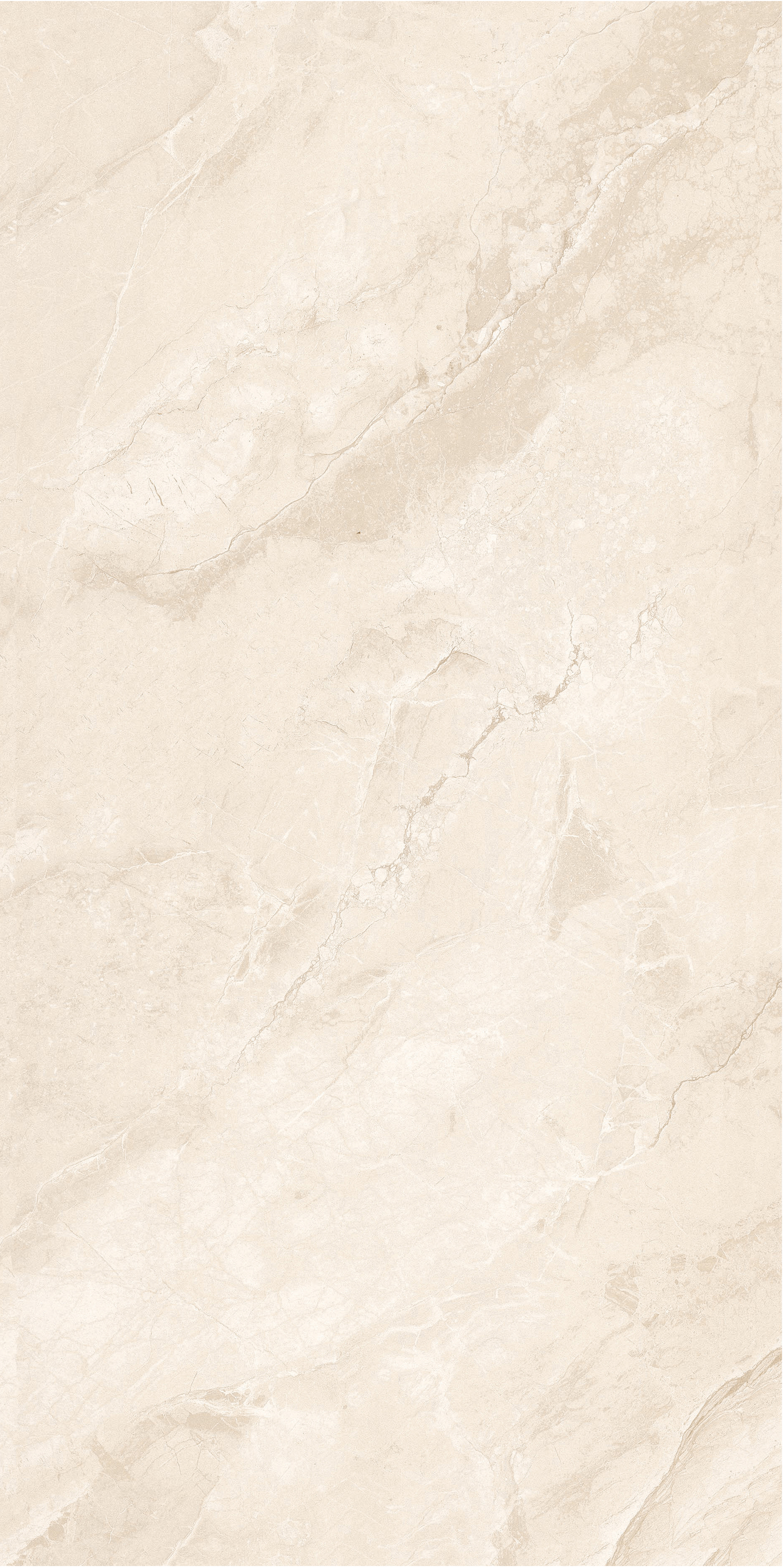 60×120cm Beige Marble - Effect Glossy Tile, Model: TQ01 - RS - 61211P
