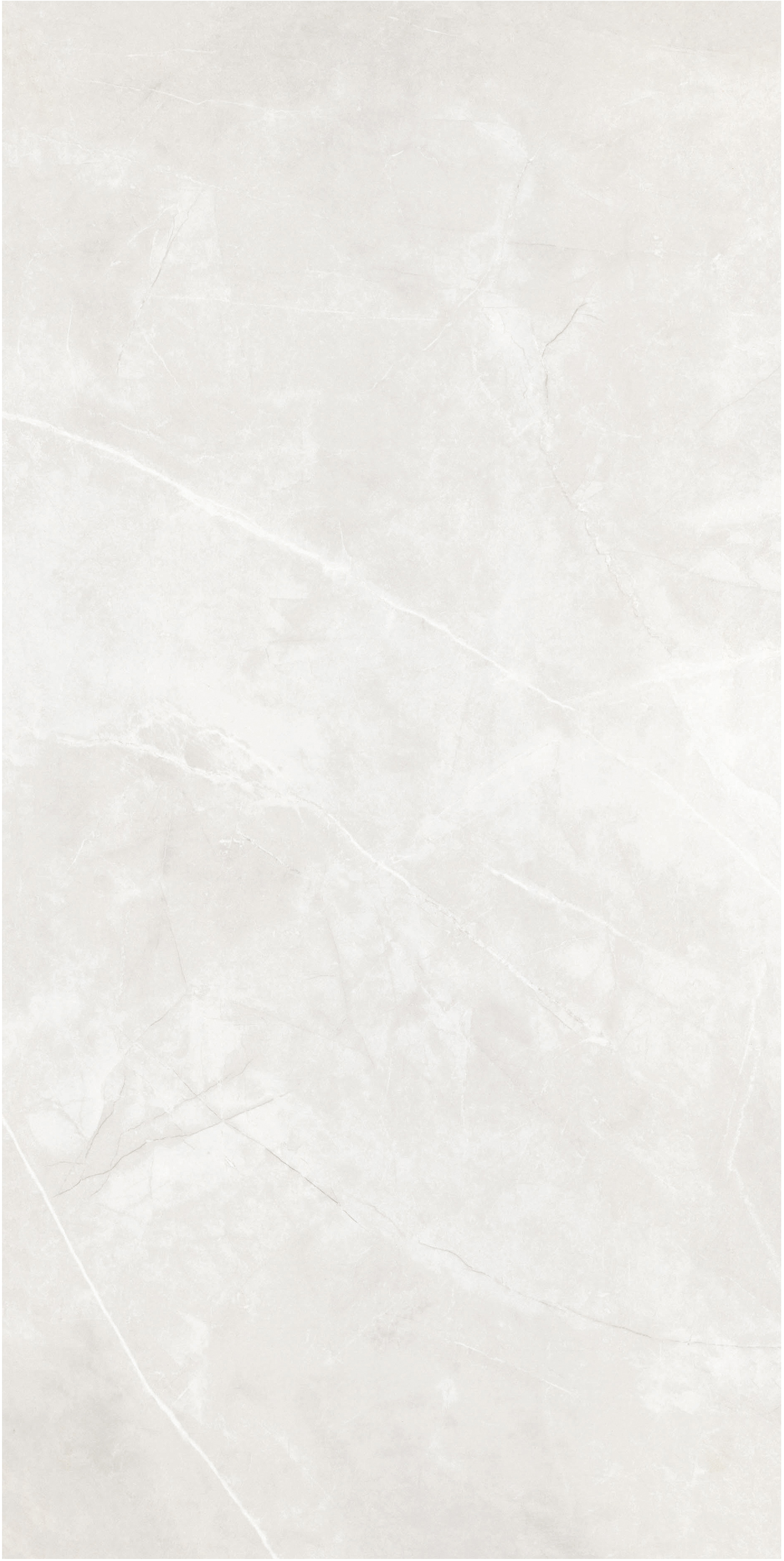 60×120cm White Marble - Effect Glossy Tile, Model: TQ01 - RS - 61233P