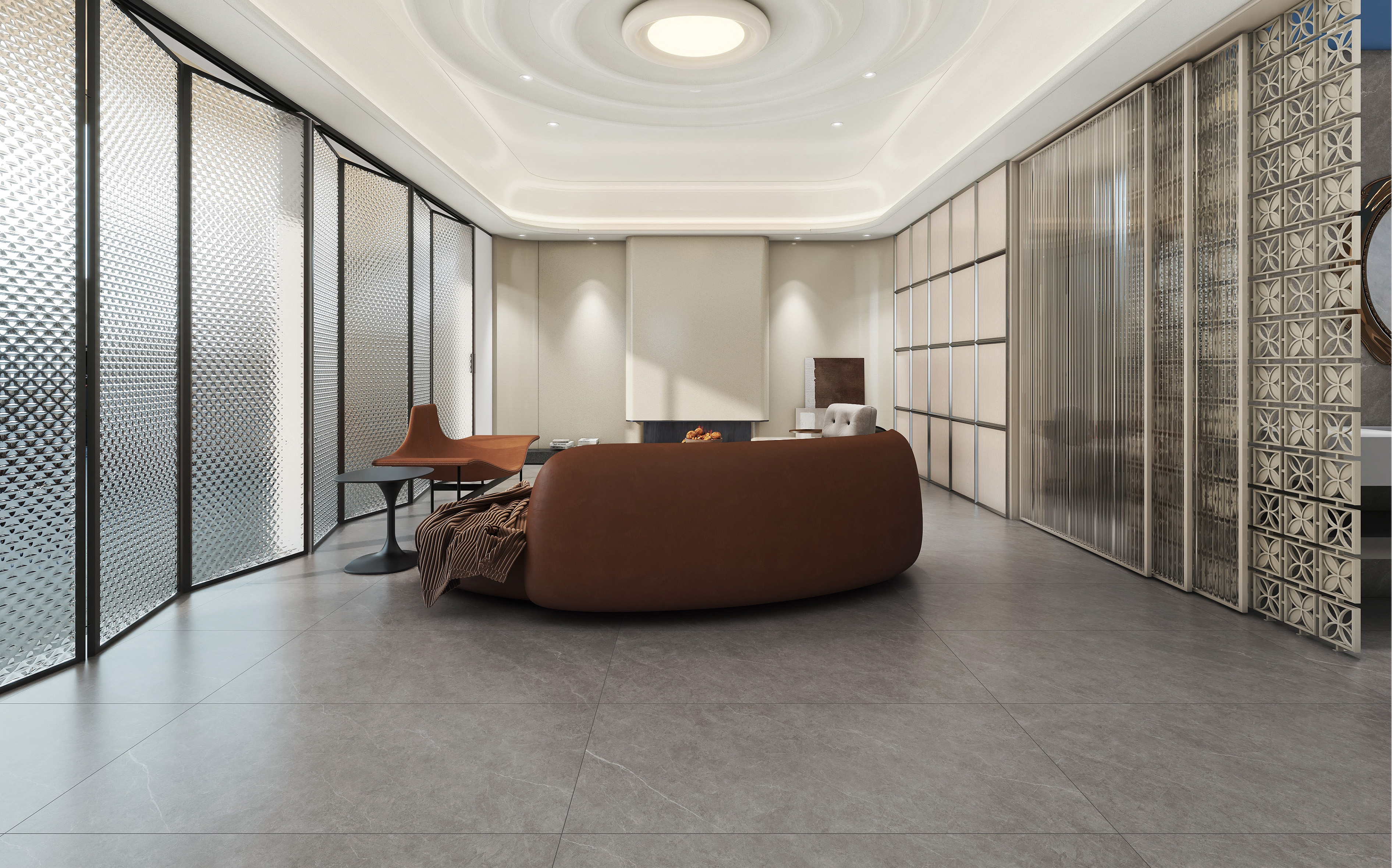 60×120cm Gray Marble - Effect Matt Tile, Model: TQ01 - RS - 059RM