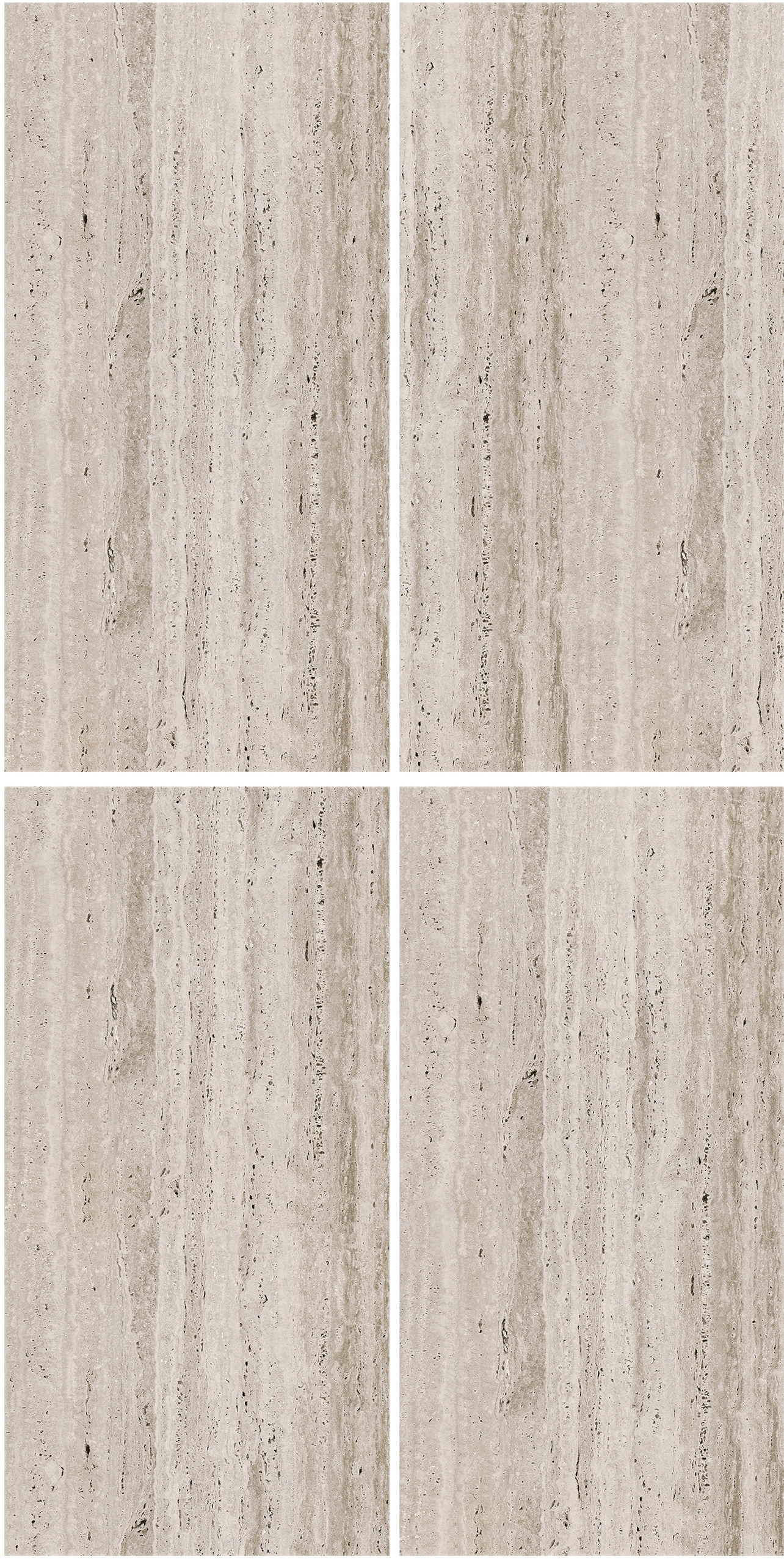 60×120cm Beige Travertine - Effect Matt Tile, Italian Design, Model: TQ01 - RS - 61206RM