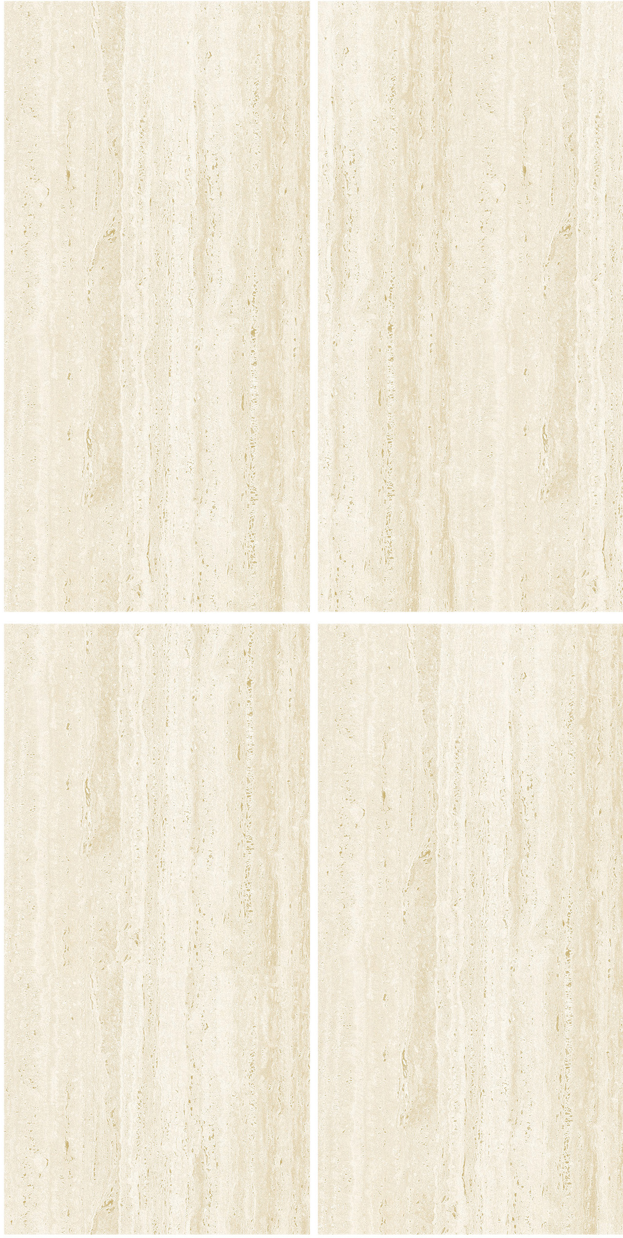 60×120cm Beige Travertine - Effect Matt Tile, Italian Design, Model: TQ01 - RS - 61214RM