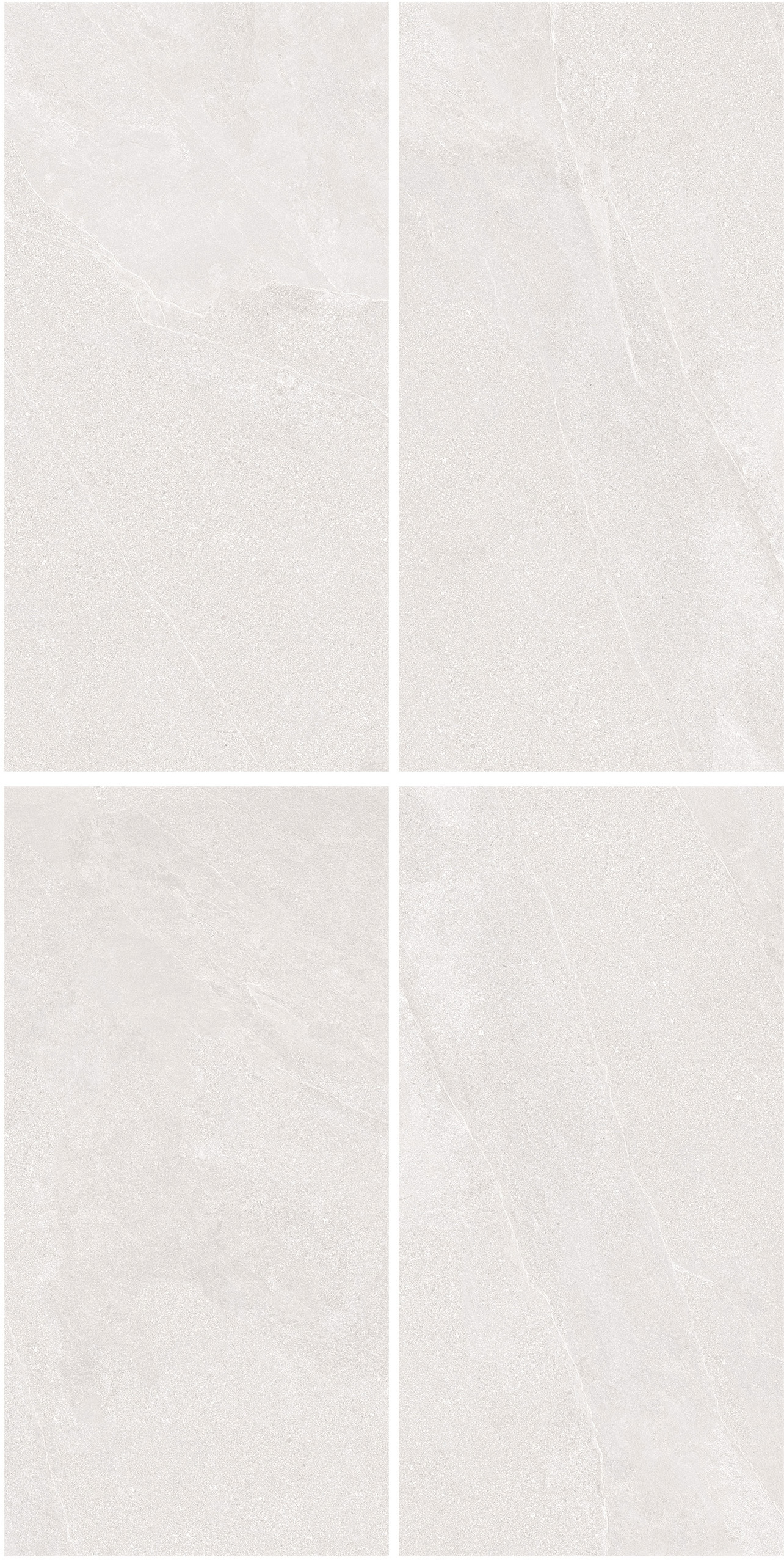 60×120cm White Matt Tile, Italian Design, Model: TQ01 - RS - 61217RM