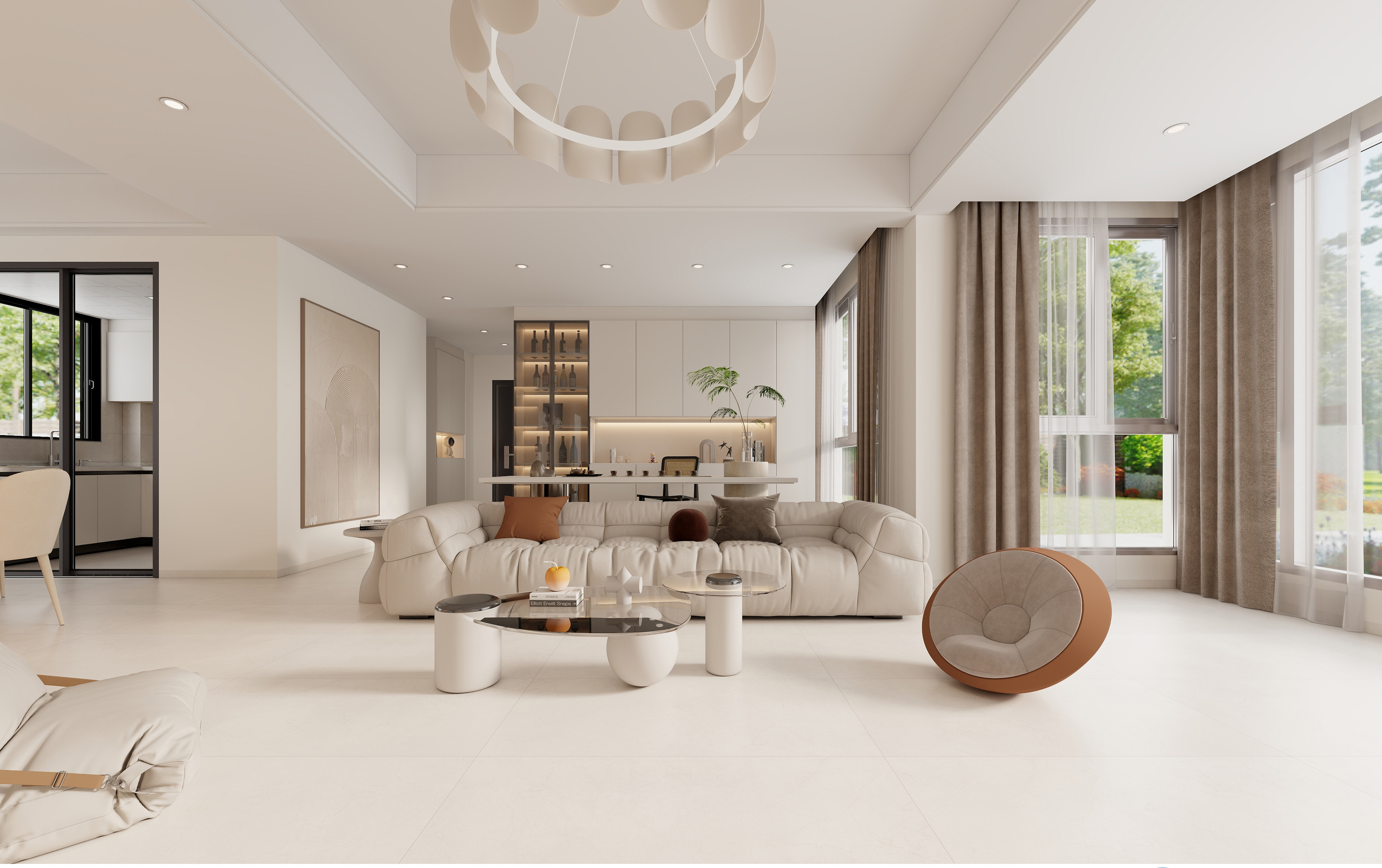 60×120cm Beige Matt Tile, Italian Design, Model: TQ01 - RS - 61226RM