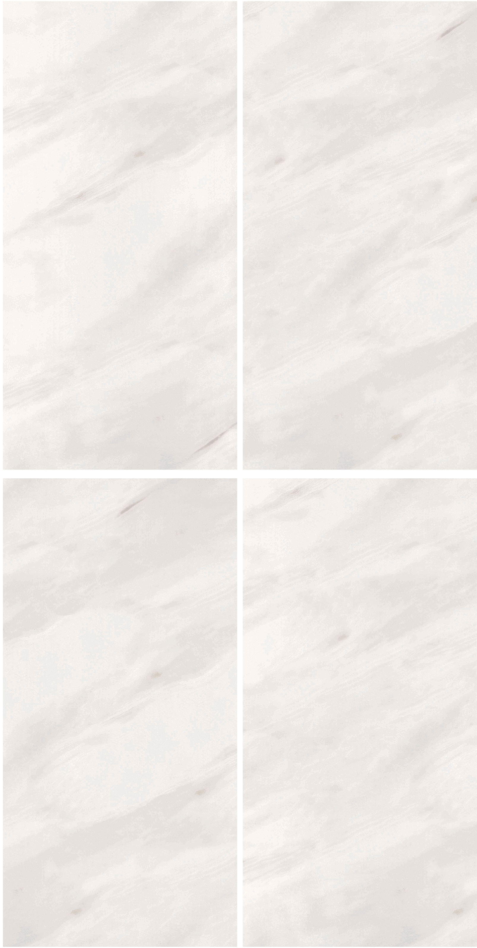 60x120 Matt Finish White Marble - Look Ceramic Tiles for Living Room Bathroom Interior Design TQ01RS - 61232RM