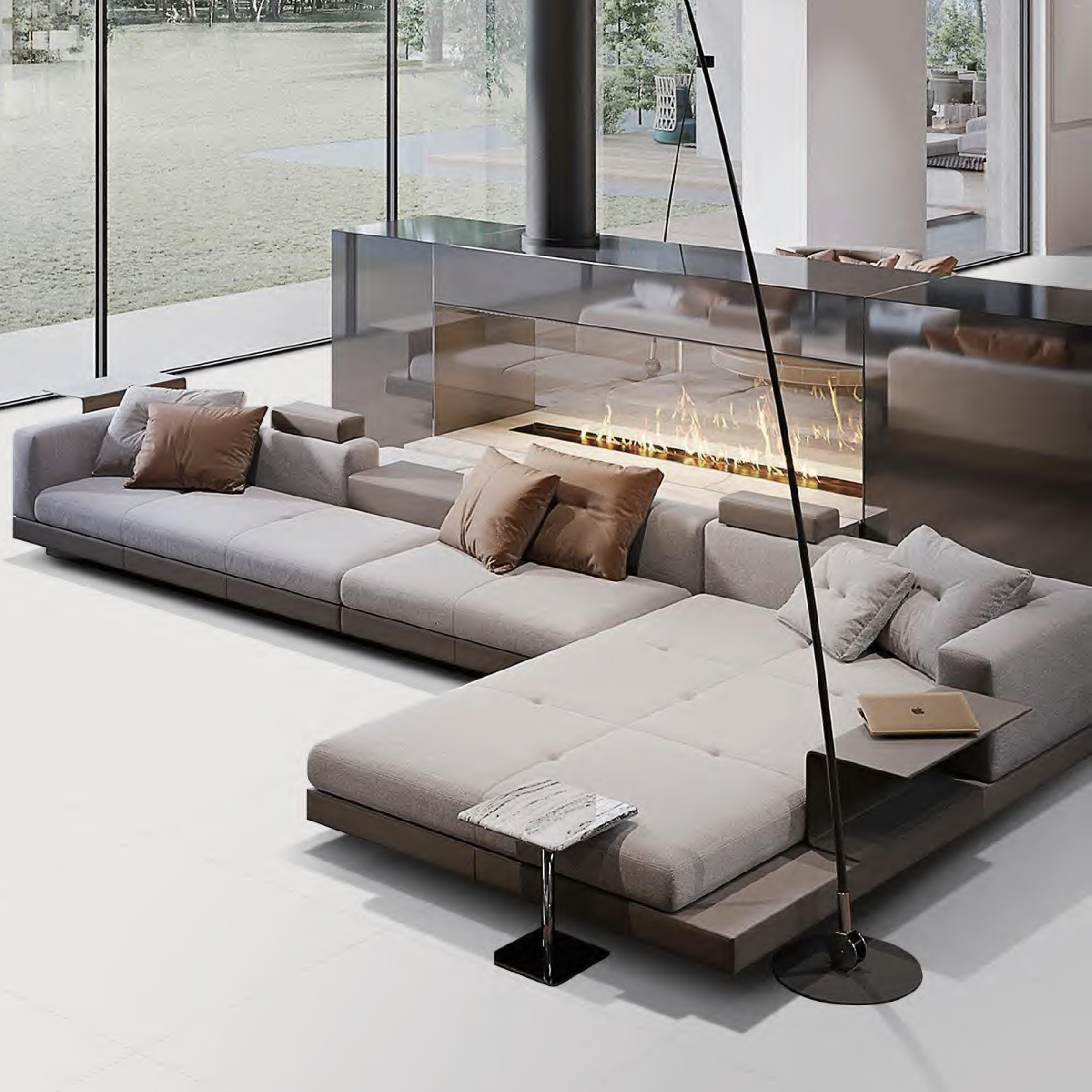 600x600mm Polished Finish Light Beige Ceramic Tiles for Living Room Floor Interior Decor TQ14 - SP62A00T